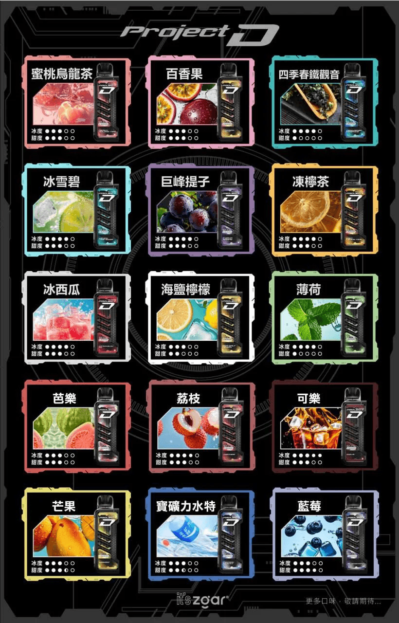 ZGAR Project D 冰熊卡帶15000口煙彈適配冰熊卡帶電子煙主機:圖片 2