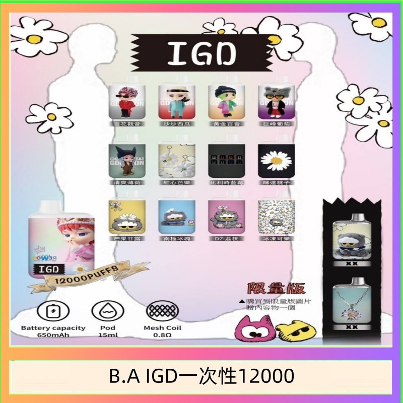 B.A IGD12000口 電子煙