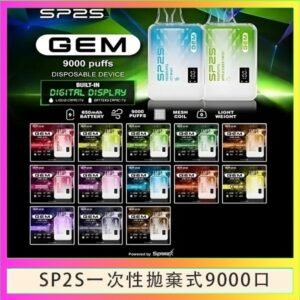 SP2S GEM拋棄式電子煙思博瑞一次性9000口 - 百香果